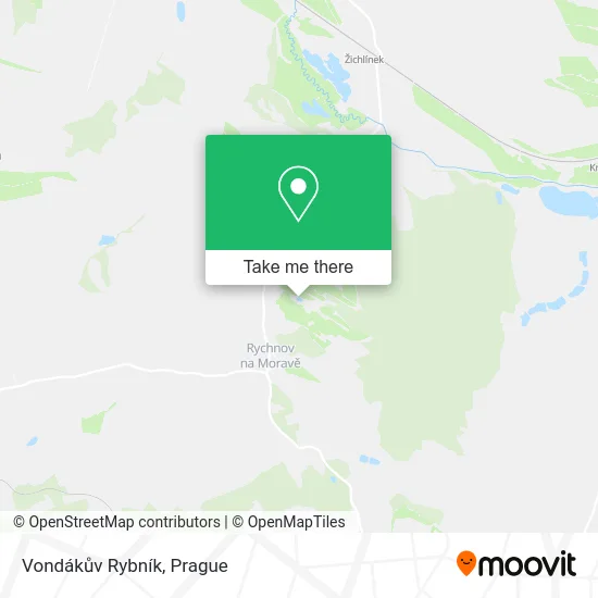 Карта Vondákův Rybník