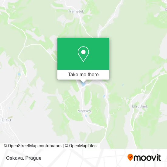 Карта Oskava