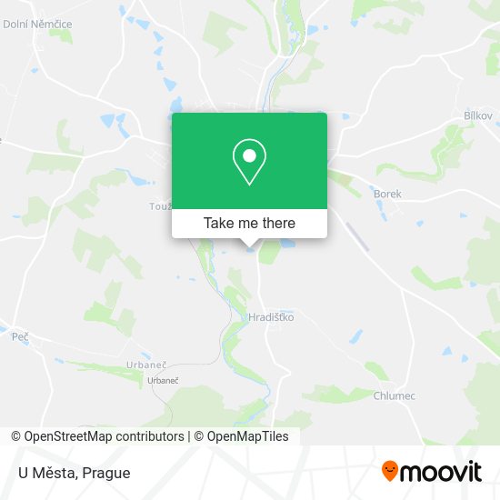 Карта U Města