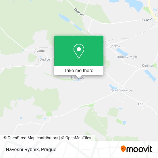 Návesní Rybník map