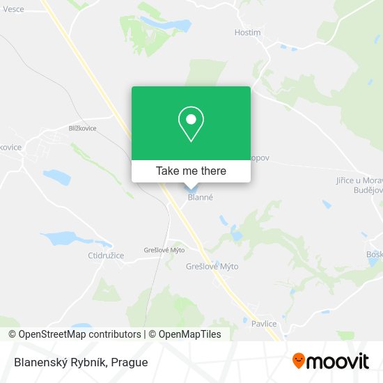 Blanenský Rybník map