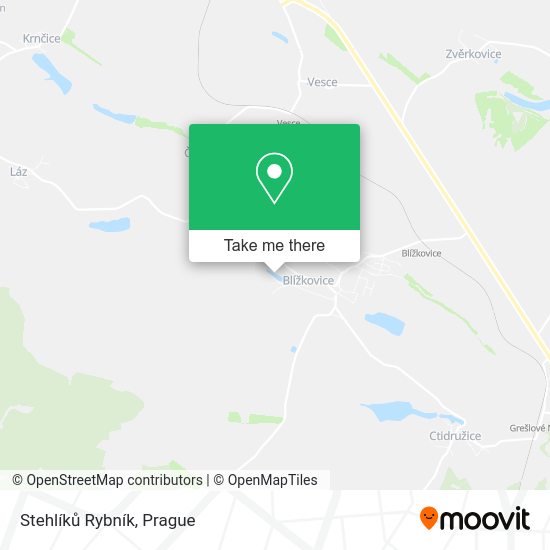 Stehlíků Rybník map