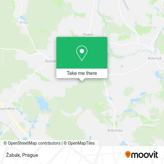 Карта Žabák