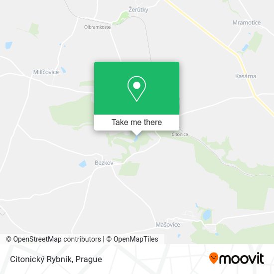 Citonický Rybník map