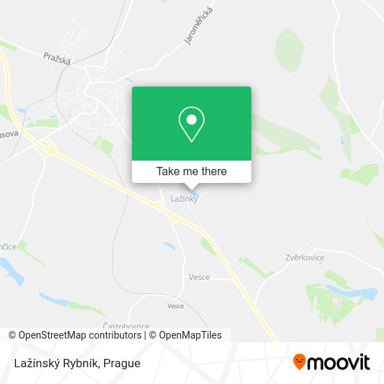 Lažínský Rybník map