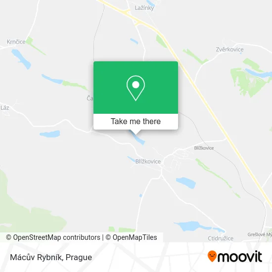 Карта Mácův Rybník