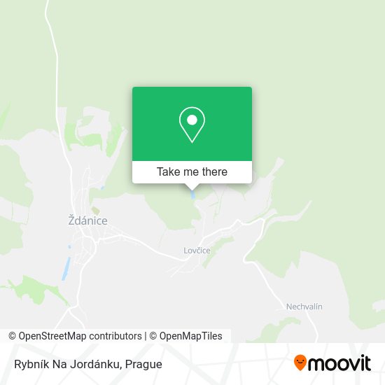 Rybník Na Jordánku map