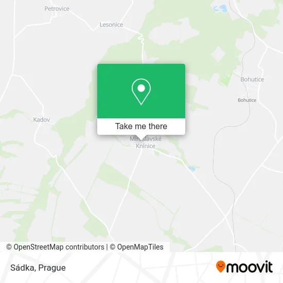 Sádka map