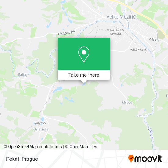 Карта Pekát