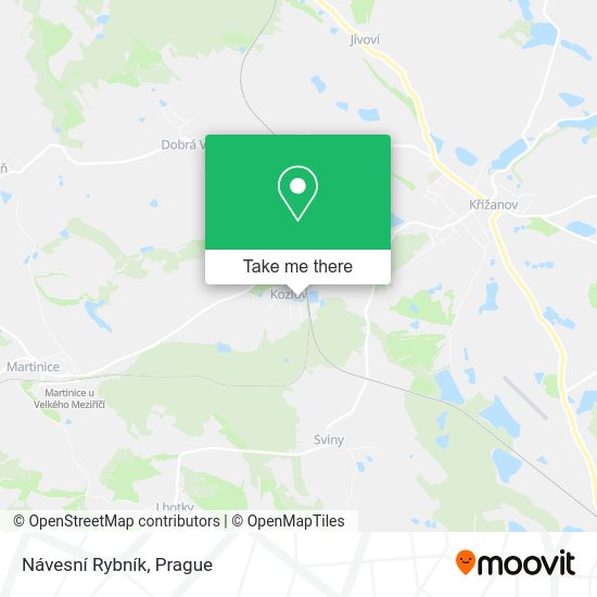 Návesní Rybník map
