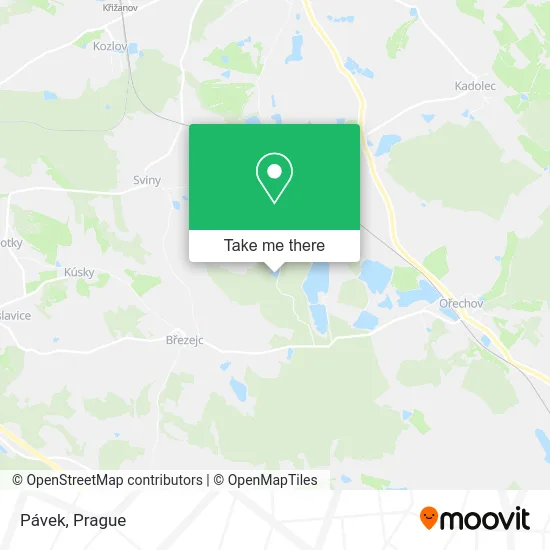 Карта Pávek