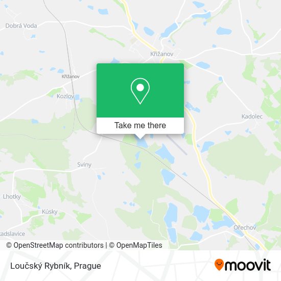 Loučský Rybník map