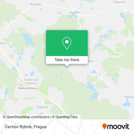 Čechův Rybník map