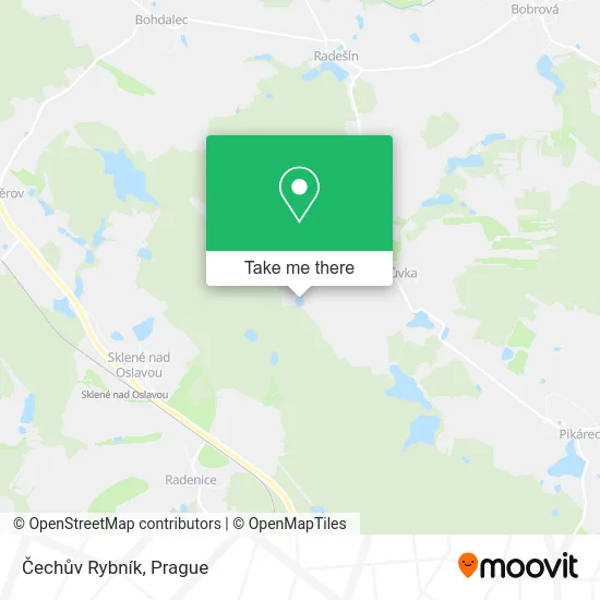 Карта Čechův Rybník