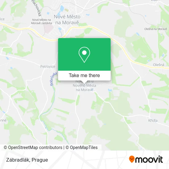 Карта Zábradlák