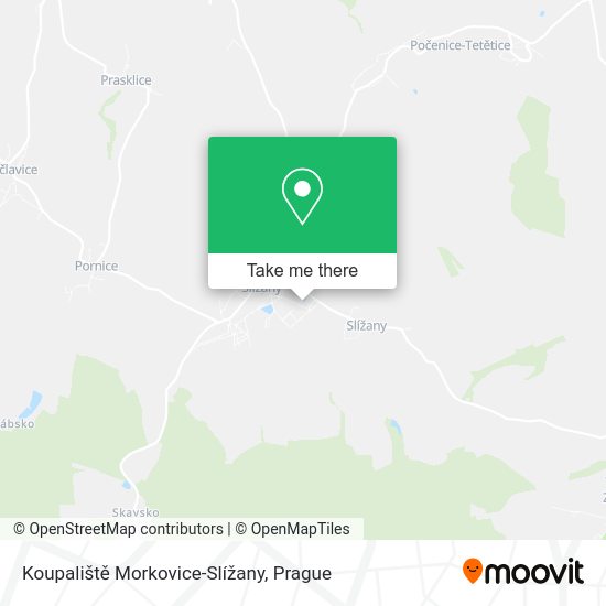Koupaliště Morkovice-Slížany map
