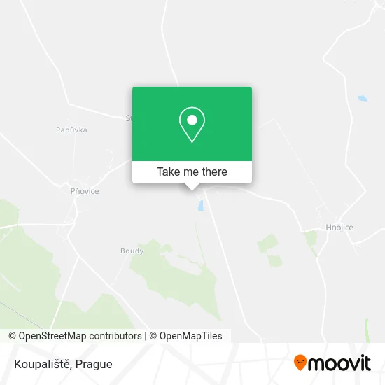 Карта Koupaliště