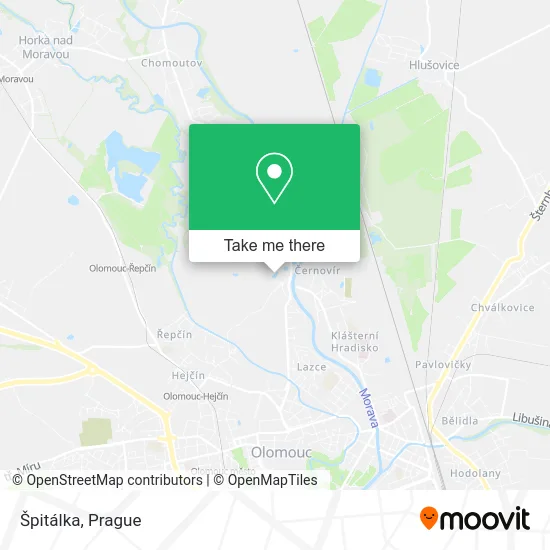 Карта Špitálka