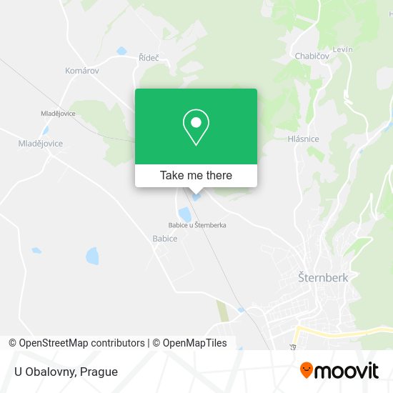 Карта U Obalovny