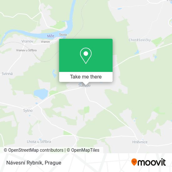 Návesní Rybník map