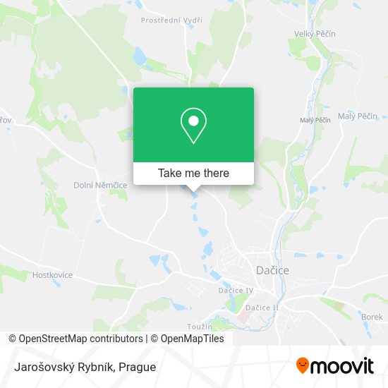 Jarošovský Rybník map