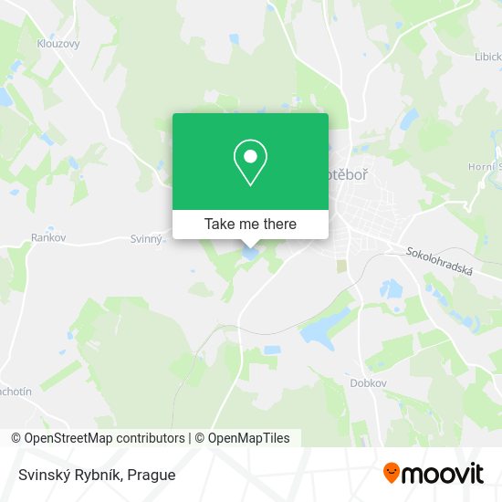 Svinský Rybník map