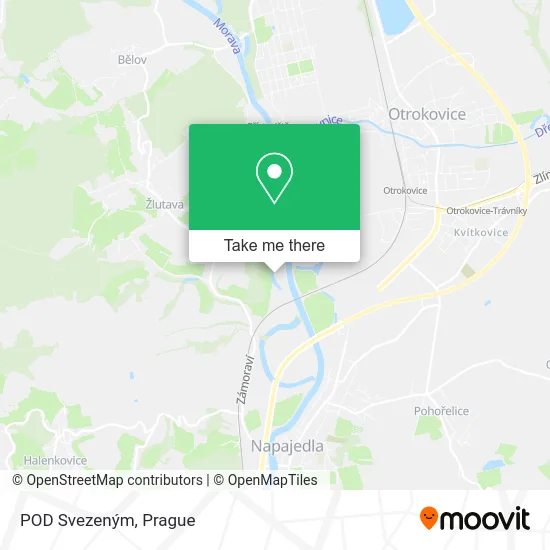 Карта POD Svezeným