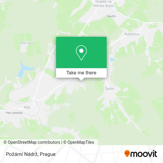 Карта Požární Nádrž