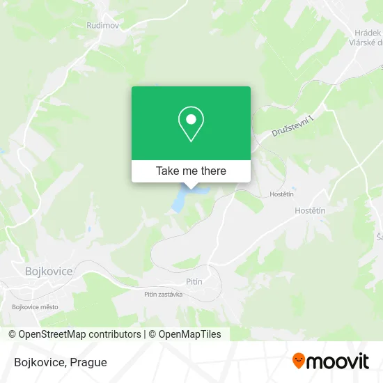 Карта Bojkovice