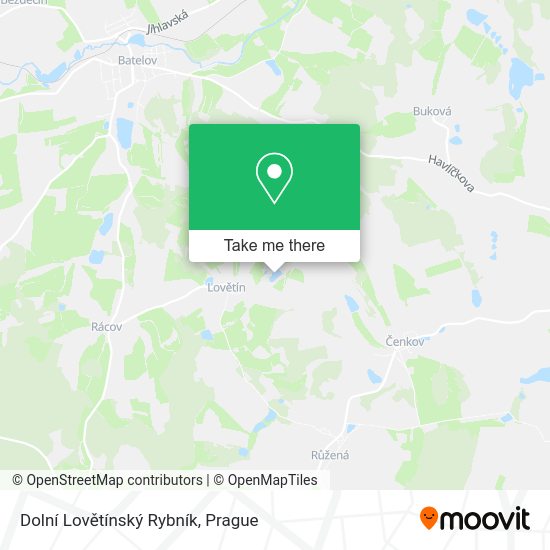 Dolní Lovětínský Rybník map