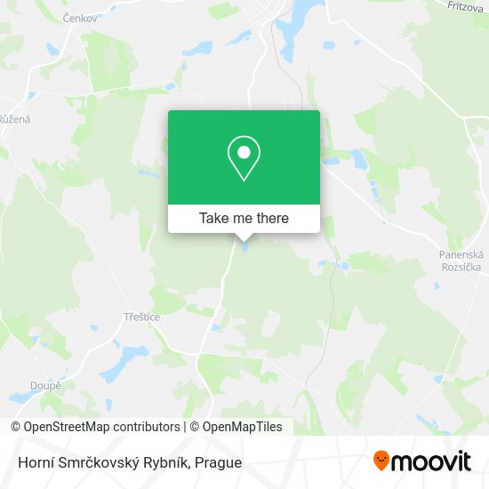 Horní Smrčkovský Rybník map
