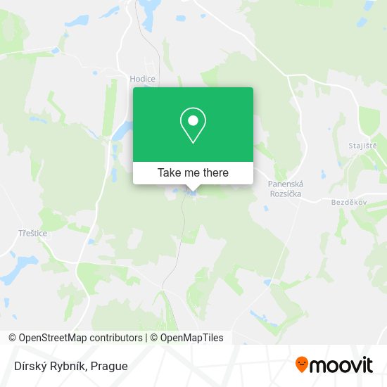 Dírský Rybník map