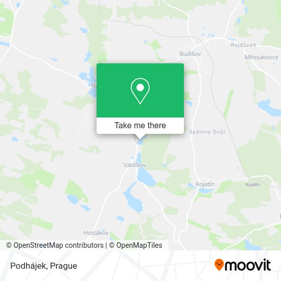 Карта Podhájek