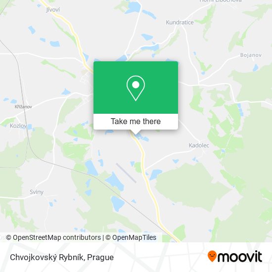 Chvojkovský Rybník map