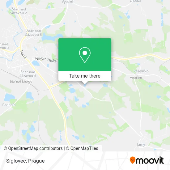 Карта Síglovec
