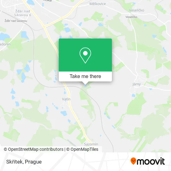 Карта Skřítek