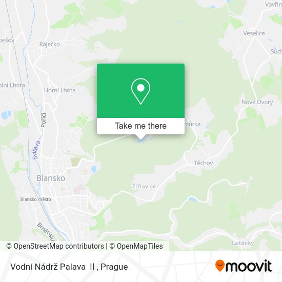 Vodní Nádrž Palava Ⅱ map