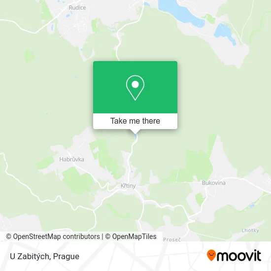 Карта U Zabitých