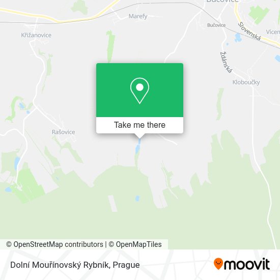 Dolní Mouřínovský Rybník map