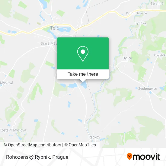 Карта Rohozenský Rybník