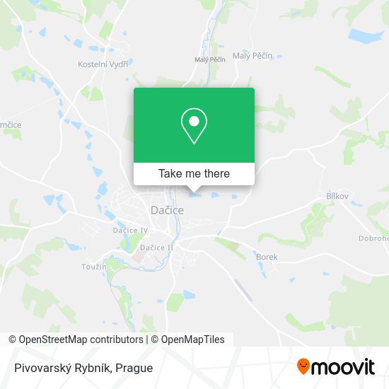 Pivovarský Rybník map