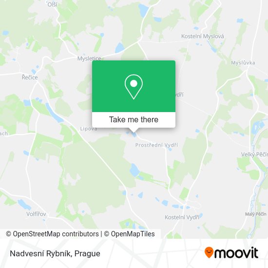 Nadvesní Rybník map