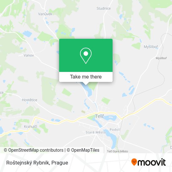Roštejnský Rybník map