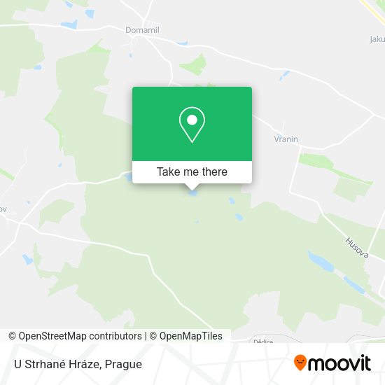 Карта U Strhané Hráze