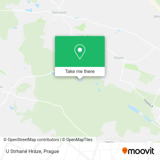 Карта U Strhané Hráze