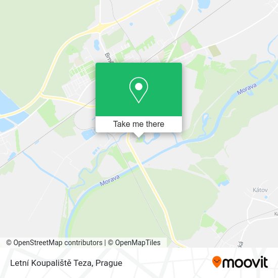 Letní Koupaliště Teza map