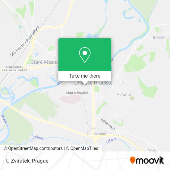 U Zvířátek map