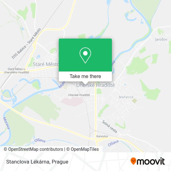 Stanclova Lékárna map