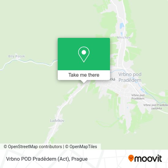Vrbno POD Pradědem (Act) map