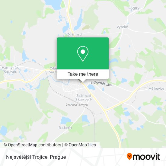 Nejsvětější Trojice map